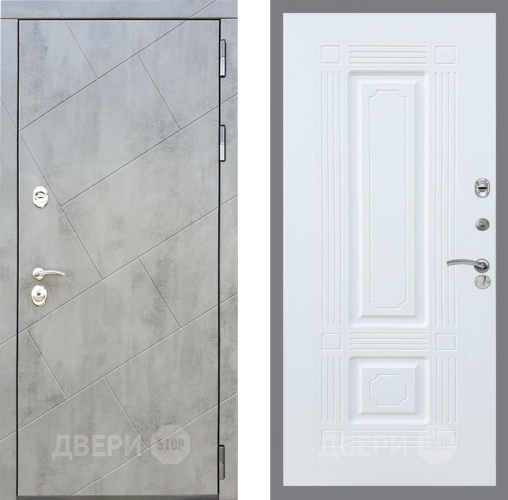 Входная металлическая Дверь Рекс (REX) 22 FL-2 Силк Сноу в Кашире