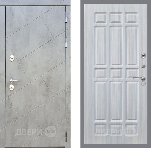 Входная металлическая Дверь Рекс (REX) 22 FL-33 Сандал белый в Кашире