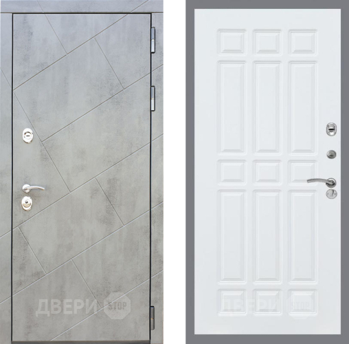 Входная металлическая Дверь Рекс (REX) 22 FL-33 Силк Сноу в Кашире