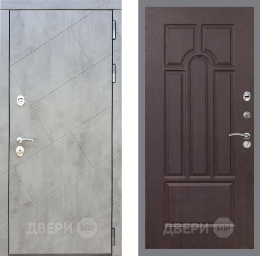 Входная металлическая Дверь Рекс (REX) 22 FL-58 Венге в Кашире