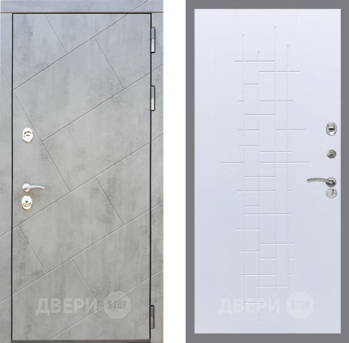 Входная металлическая Дверь Рекс (REX) 22 FL-289 Белый ясень в Кашире