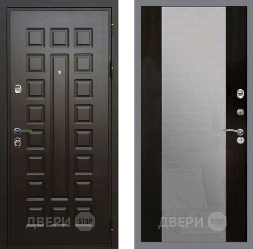 Входная металлическая Дверь Рекс (REX) Премиум 3к СБ-16 Зеркало Венге в Кашире