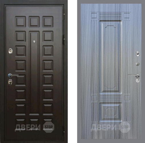 Входная металлическая Дверь Рекс (REX) Премиум 3к FL-2 Сандал грей в Кашире