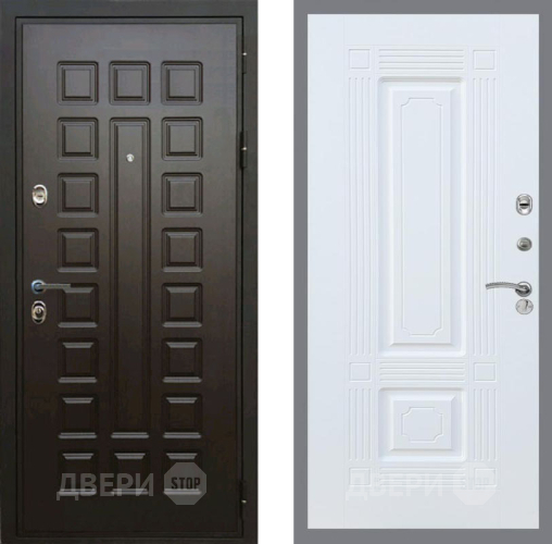Входная металлическая Дверь Рекс (REX) Премиум 3к FL-2 Силк Сноу в Кашире