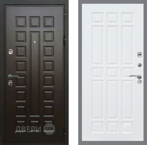 Входная металлическая Дверь Рекс (REX) Премиум 3к FL-33 Силк Сноу в Кашире