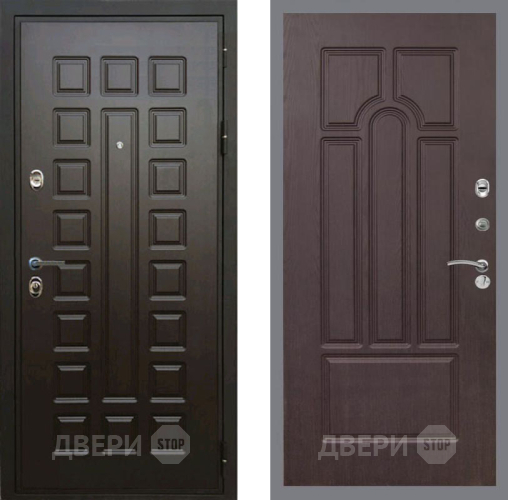 Входная металлическая Дверь Рекс (REX) Премиум 3к FL-58 Венге в Кашире