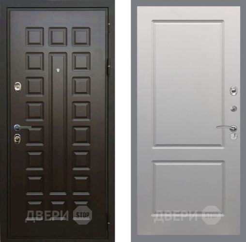 Входная металлическая Дверь Рекс (REX) Премиум 3к FL-117 Грей софт в Кашире