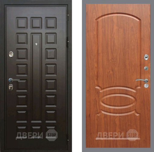 Входная металлическая Дверь Рекс (REX) Премиум 3к FL-128 Морёная берёза в Кашире
