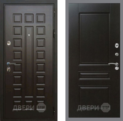 Входная металлическая Дверь Рекс (REX) Премиум 3к FL-243 Венге в Кашире
