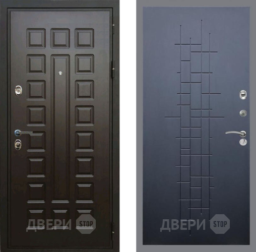 Входная металлическая Дверь Рекс (REX) Премиум 3к FL-289 Ясень черный в Кашире