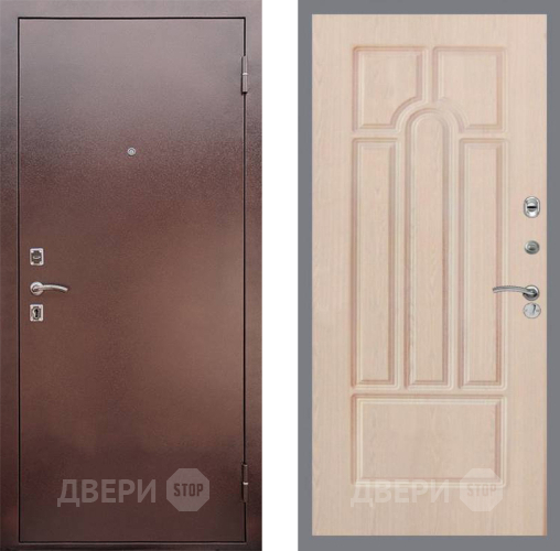 Входная металлическая Дверь Рекс (REX) 1 FL-58 Беленый дуб в Кашире