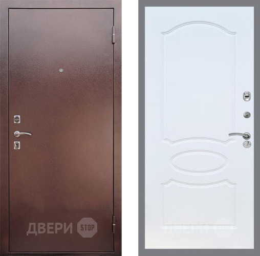 Входная металлическая Дверь Рекс (REX) 1 FL-128 Белый ясень в Кашире