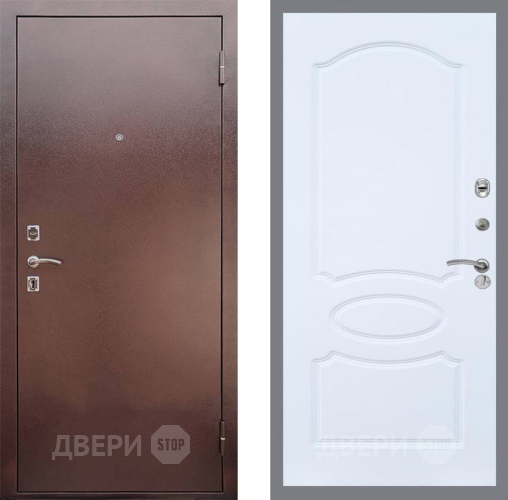 Входная металлическая Дверь Рекс (REX) 1 FL-128 Силк Сноу в Кашире