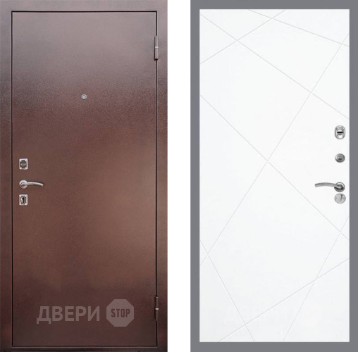 Входная металлическая Дверь Рекс (REX) 1 FL-291 Силк Сноу в Кашире
