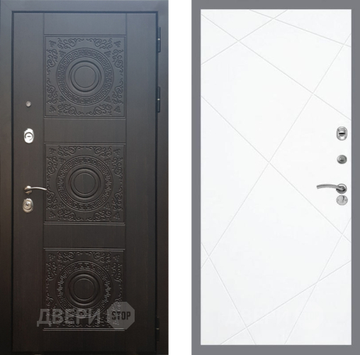 Входная металлическая Дверь Рекс (REX) 10 FL-291 Силк Сноу в Кашире