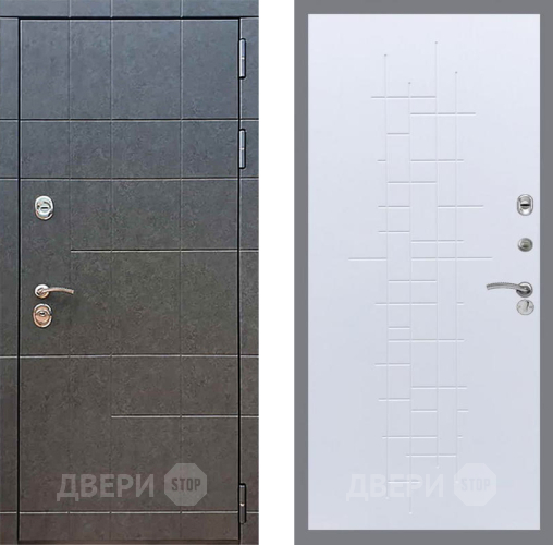 Входная металлическая Дверь Рекс (REX) 21 FL-289 Белый ясень в Кашире