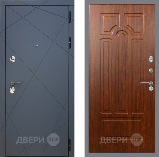 Входная металлическая Дверь Рекс (REX) 13 Силк Титан FL-58 Морёная берёза в Кашире