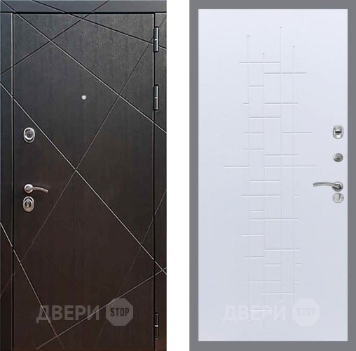 Входная металлическая Дверь Рекс (REX) 13 Венге FL-289 Белый ясень в Кашире
