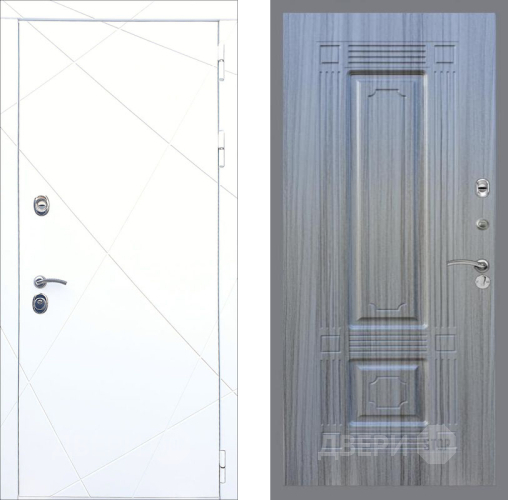 Входная металлическая Дверь Рекс (REX) 13 Силк Сноу FL-2 Сандал грей в Кашире