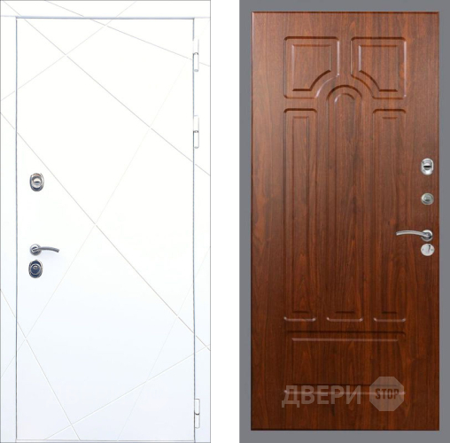 Входная металлическая Дверь Рекс (REX) 13 Силк Сноу FL-58 Морёная берёза в Кашире