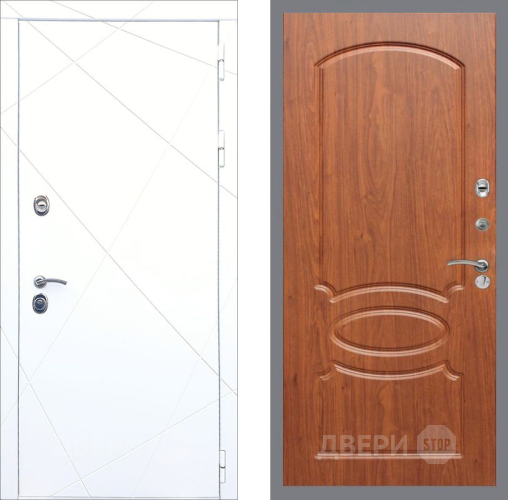 Входная металлическая Дверь Рекс (REX) 13 Силк Сноу FL-128 Морёная берёза в Кашире