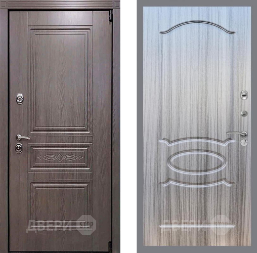 Входная металлическая Дверь Рекс (REX) Премиум-S FL-128 Сандал грей в Кашире