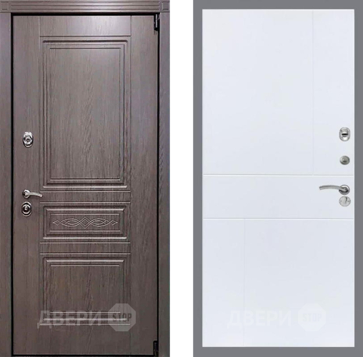 Входная металлическая Дверь Рекс (REX) Премиум-S FL-290 Силк Сноу в Кашире