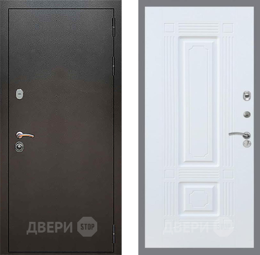Входная металлическая Дверь Рекс (REX) 5 Серебро Антик FL-2 Силк Сноу в Кашире