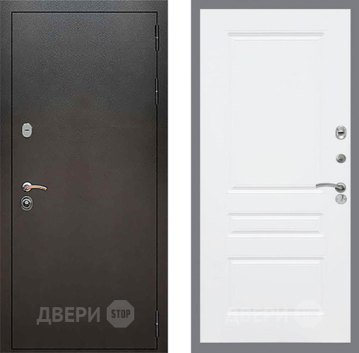 Дверь Рекс (REX) 5 Серебро Антик FL-243 Силк Сноу в Кашире