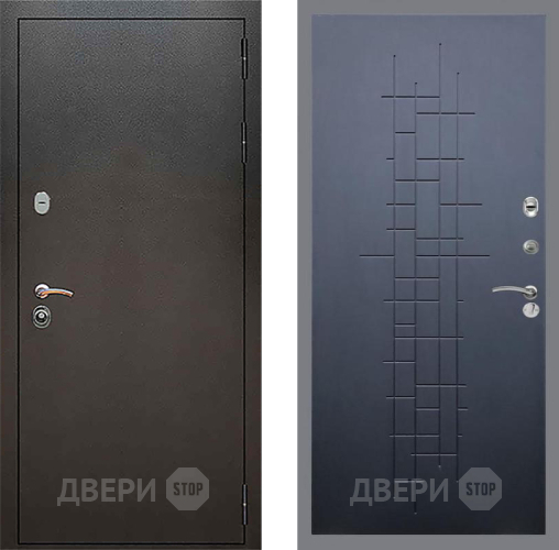 Входная металлическая Дверь Рекс (REX) 5 Серебро Антик FL-289 Ясень черный в Кашире