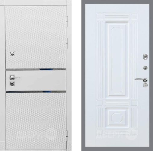 Входная металлическая Дверь Рекс (REX) 15 Силк Сноу FL-2 Силк Сноу в Кашире
