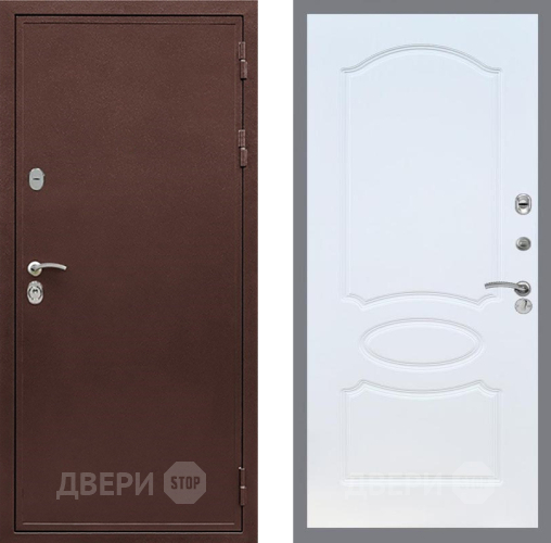 Входная металлическая Дверь Рекс (REX) 5А FL-128 Белый ясень в Кашире