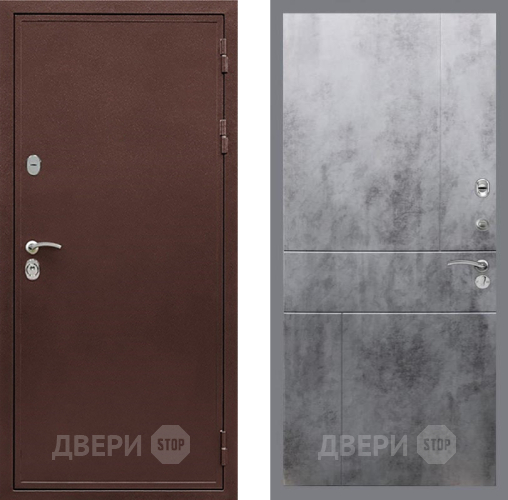 Входная металлическая Дверь Рекс (REX) 5А FL-290 Бетон темный в Кашире