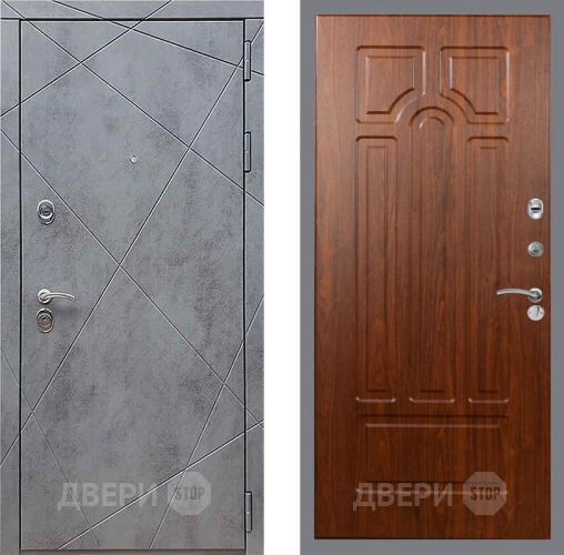 Входная металлическая Дверь Рекс (REX) 13 Бетон Темный FL-58 Морёная берёза в Кашире