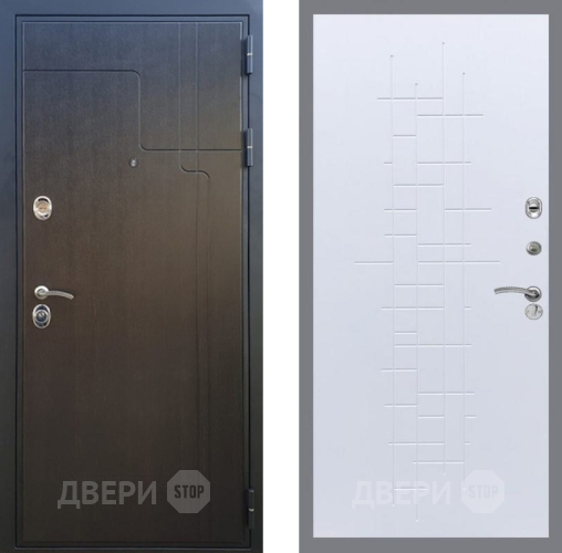 Входная металлическая Дверь Рекс (REX) Премиум-246 FL-289 Белый ясень в Кашире