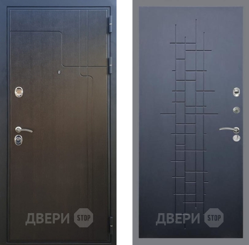 Входная металлическая Дверь Рекс (REX) Премиум-246 FL-289 Ясень черный в Кашире