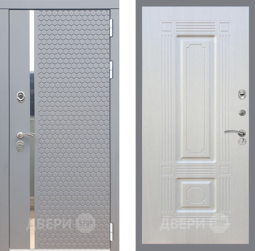 Входная металлическая Дверь Рекс (REX) 24 FL-2 Лиственница беж в Кашире
