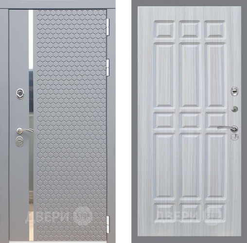 Входная металлическая Дверь Рекс (REX) 24 FL-33 Сандал белый в Кашире