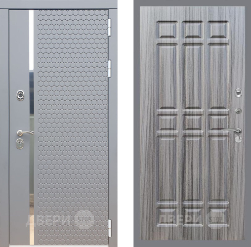 Входная металлическая Дверь Рекс (REX) 24 FL-33 Сандал грей в Кашире