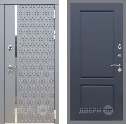 Входная металлическая Дверь Рекс (REX) 24 FL-117 Силк титан в Кашире