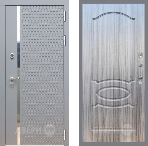 Входная металлическая Дверь Рекс (REX) 24 FL-128 Сандал грей в Кашире