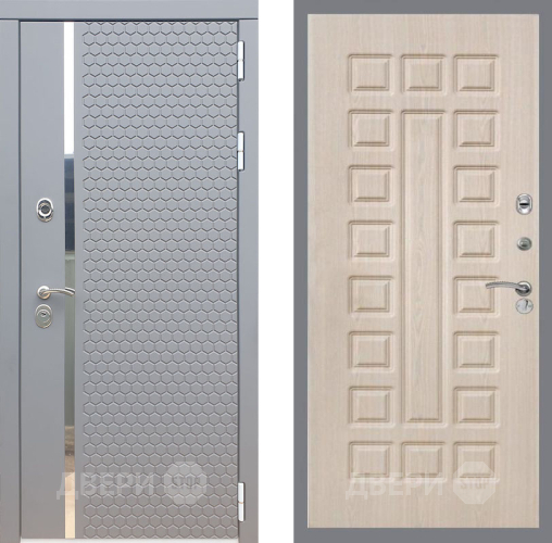 Входная металлическая Дверь Рекс (REX) 24 FL-183 Беленый дуб в Кашире