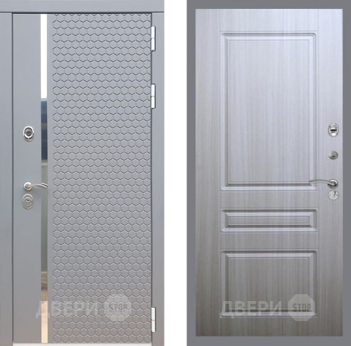 Входная металлическая Дверь Рекс (REX) 24 FL-243 Сандал белый в Кашире