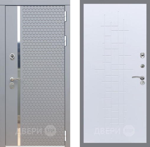 Входная металлическая Дверь Рекс (REX) 24 FL-289 Белый ясень в Кашире