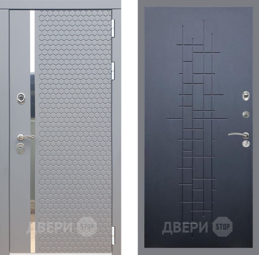 Входная металлическая Дверь Рекс (REX) 24 FL-289 Ясень черный в Кашире