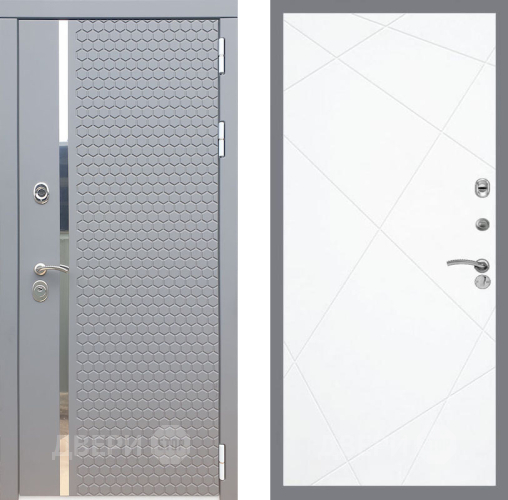Входная металлическая Дверь Рекс (REX) 24 FL-291 Силк Сноу в Кашире