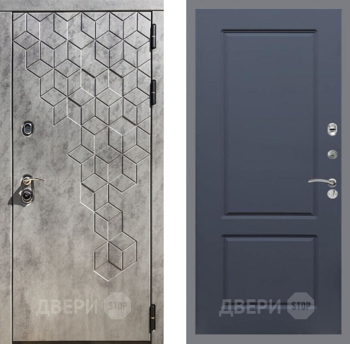 Входная металлическая Дверь Рекс (REX) 23 FL-117 Силк титан в Кашире