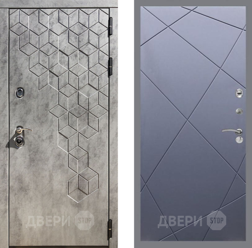 Входная металлическая Дверь Рекс (REX) 23 FL-291 Силк титан в Кашире