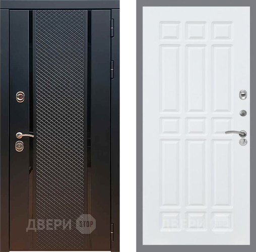 Входная металлическая Дверь Рекс (REX) 25 FL-33 Силк Сноу в Кашире