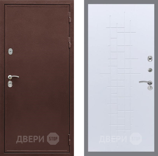 Входная металлическая Дверь Рекс (REX) 5 металл 3 мм FL-289 Белый ясень в Кашире
